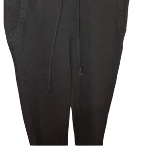 H&M Divided size small pull on tie waist black joggers casual  w/ pockets